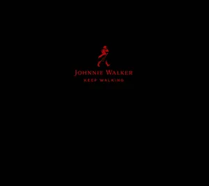 Unique Johnnie Walker Red Logo With Slogan Wallpaper