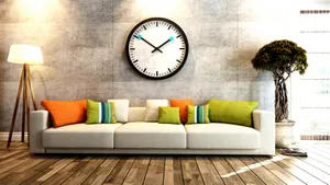 Unique Living Room House Interior Wallpaper