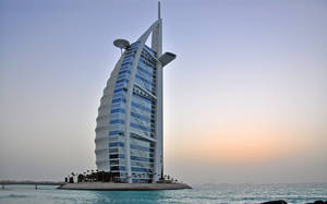 United Arab Emirates Burj Al Arab Island Wallpaper