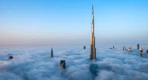 United Arab Emirates Dubai Sea Of Clouds Wallpaper