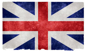 United Kingdom Flag With Grunge Texture Wallpaper