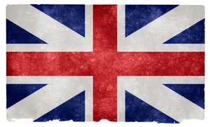 United Kingdom Flag With Grunge Texture Wallpaper