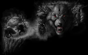 Uniting In The Wild - The Majestic Wolf Pack Wallpaper