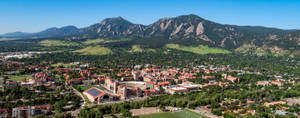 University Of Colorado Aerial View Wallpaper