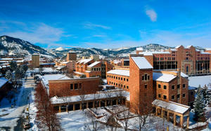 University Of Colorado Boulder Winter Snow Wallpaper