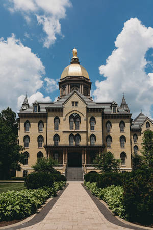 University Of Notre Dame Building For Phone Wallpaper