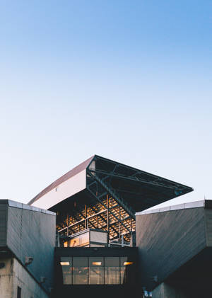 University With Futuristic Architecture Wallpaper