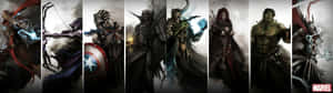 Unleash The Superhero Within With Marvel Dual Screen Wallpaper