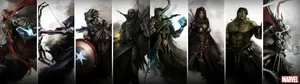 Unleash The Superhero Within With Marvel Dual Screen Wallpaper