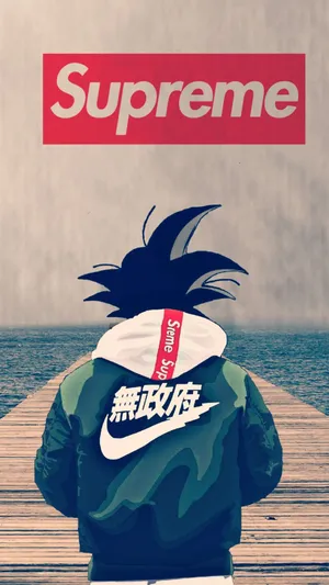 Unlock The Power Of Anime With Cool Supreme! Wallpaper