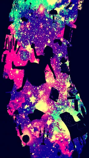 Unlock The World Of Alice In Wonderland With This Vibrant Phone Wallpaper