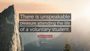 Unspeakable Quote By Oliver Goldsmith Wallpaper