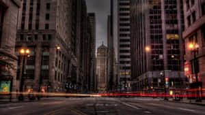 Urban City Street Wallpaper