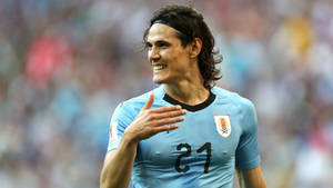 Uruguay Football Superstar Edison Cavani Wallpaper