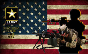 Us Army Rangers Lead The Way Wallpaper