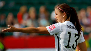 Us Soccer Team Alex Morgan Wallpaper