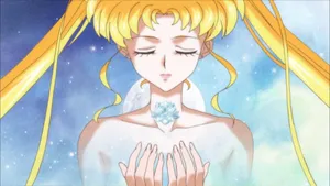 Usagi Tsukino Changes Into Sailor Moon Wallpaper