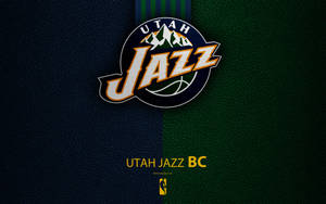 Utah Jazz In Blue And Green Wallpaper