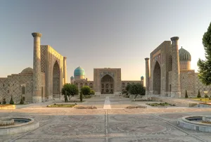 Uzbekistan Bibi-khanym Mosque Wallpaper
