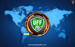 Uzbekistan Football Federation Alternate Logo Wallpaper
