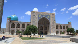 Uzbekistan Tilla Kori Madrassah Wallpaper