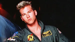 Val Kilmer Top Gun Portrait Wallpaper