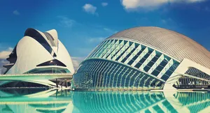 Valencia Palau De Les Arts Cultural Center Wallpaper