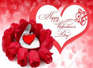 Valentine's Day Heart Proposal Wallpaper