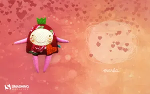 Valentine's Day Love And Hearts Plushie Wallpaper
