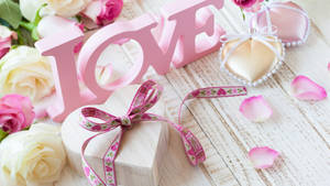 Valentines Day Pink Love Wallpaper