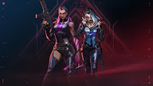 Valorant Fade Reyna Gun Wallpaper