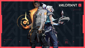 Valorant Jett And Phoenix Computer Wallpaper