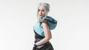 Valorant Jett Cosplay Wallpaper