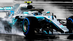 Valtteri Bottas Car Splash Wallpaper