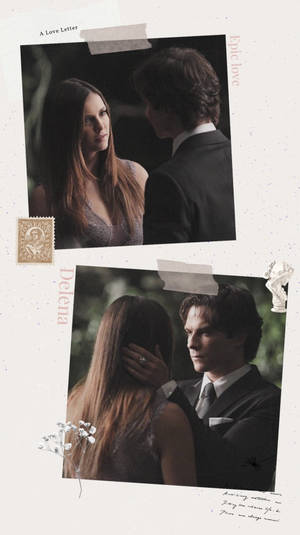 Vampire Diaries Delena Damon Dance Wallpaper