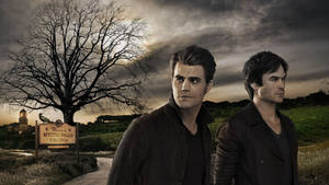 Vampire Diaries Salvatore Brothers Wallpaper