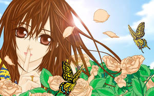 Vampire Knight Yuki Garden Wallpaper