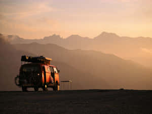 Van Life_ Adventure_at_ Dusk Wallpaper