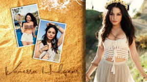 Vanessa Hudgens Bohemian Collage Wallpaper