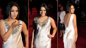 Vanessa Hudgens Red Carpet Collage Wallpaper