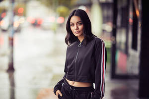 Vanessa Hudgens Sporty Jacket Wallpaper