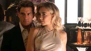 Vanessa Kirby And Tom Cruise Wallpaper