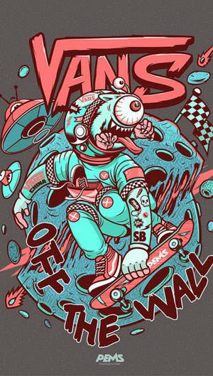 Vans Abstract Graphic For Skateboard Iphone Wallpaper