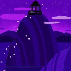 Vaporwave Note 10 Gazebo Wallpaper