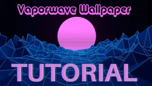 Vaporwave Photoshop Tutorial Wallpaper