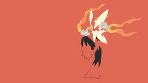 Vector Art Red Mega Blaziken Wallpaper