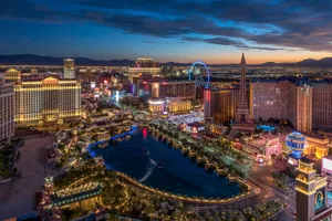 Vegas 4k Nevada Skyline Sunset Wallpaper
