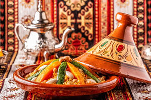 Vegetable Tajine With Almonds Wallpaper