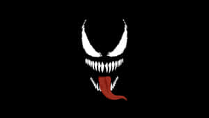 Venom Logo On A Black Background Wallpaper