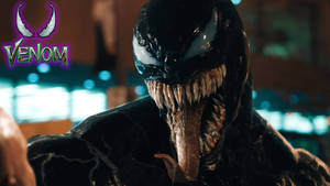 Venom Movie Creepy Smile Wallpaper